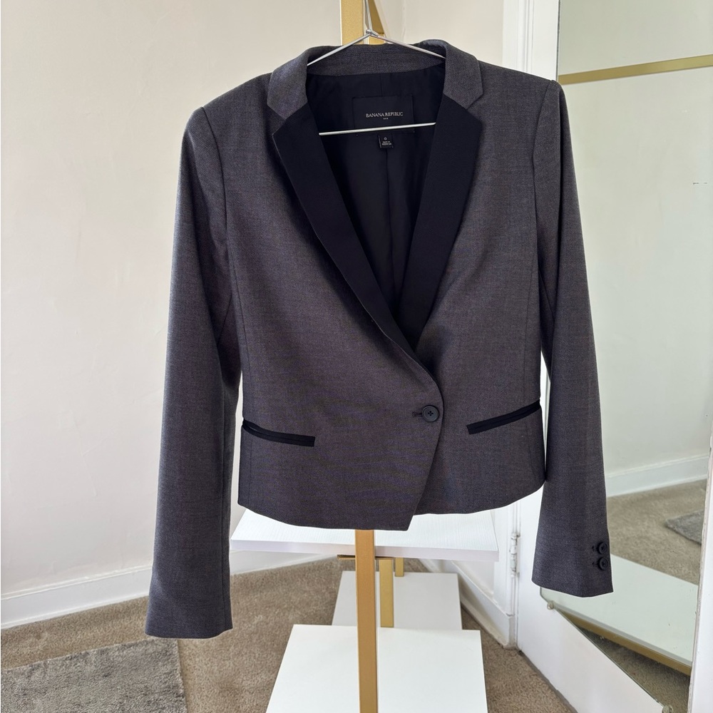 Women's Gray Blazer by Banana Republic